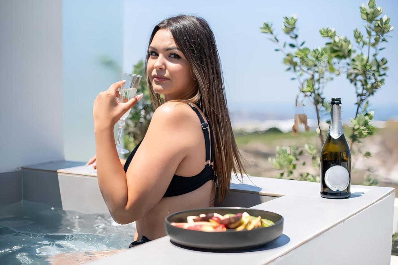 Villa Vista Al Mar Santorini Pýrgos Esterno foto